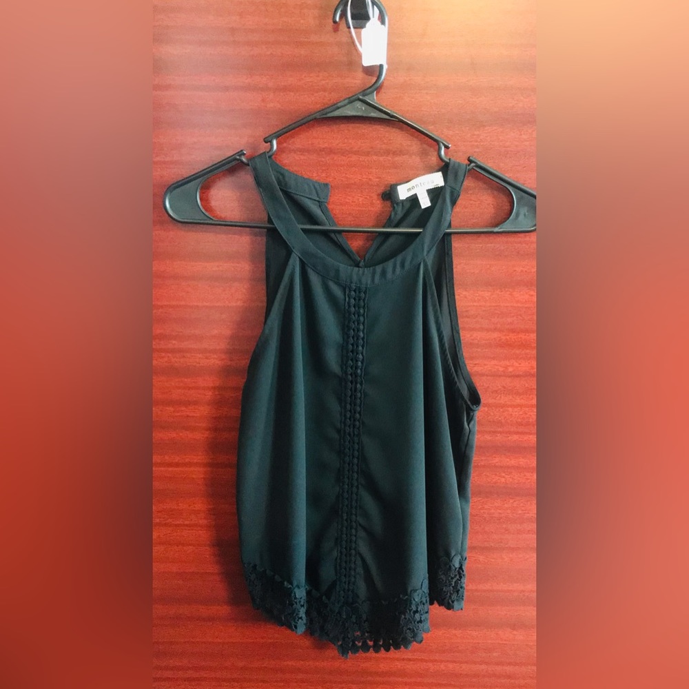 Elegant Black Sleeveless Top